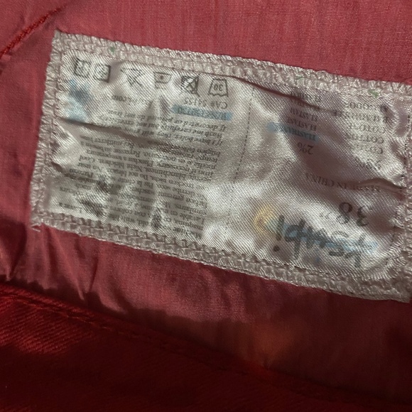 Ksubi Waxed Red Pants Sz 38 - Picture 7 of 7